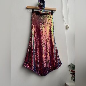 BNWT Dolls Kill Current Mood City Sparks Sequined Dress
